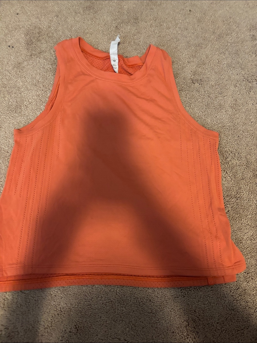 lululemon athletica Kids Orange Sleeveless Athletic Tank